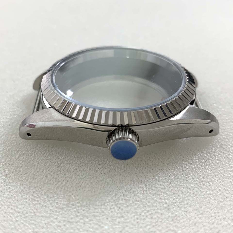 38mm Stainless Watch Case+Strap Sapphire Glass for NH35 Movement 31mm Dial