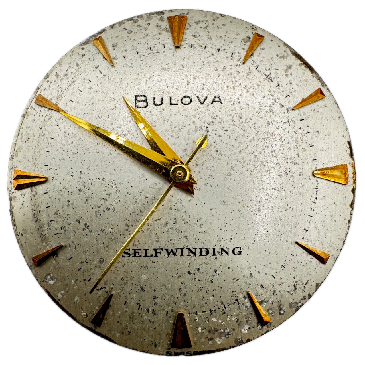 Vintage 28.5mm Bulova 10 CSC 17 Jewel Automatic Men’s Wristwatch Movement Swiss