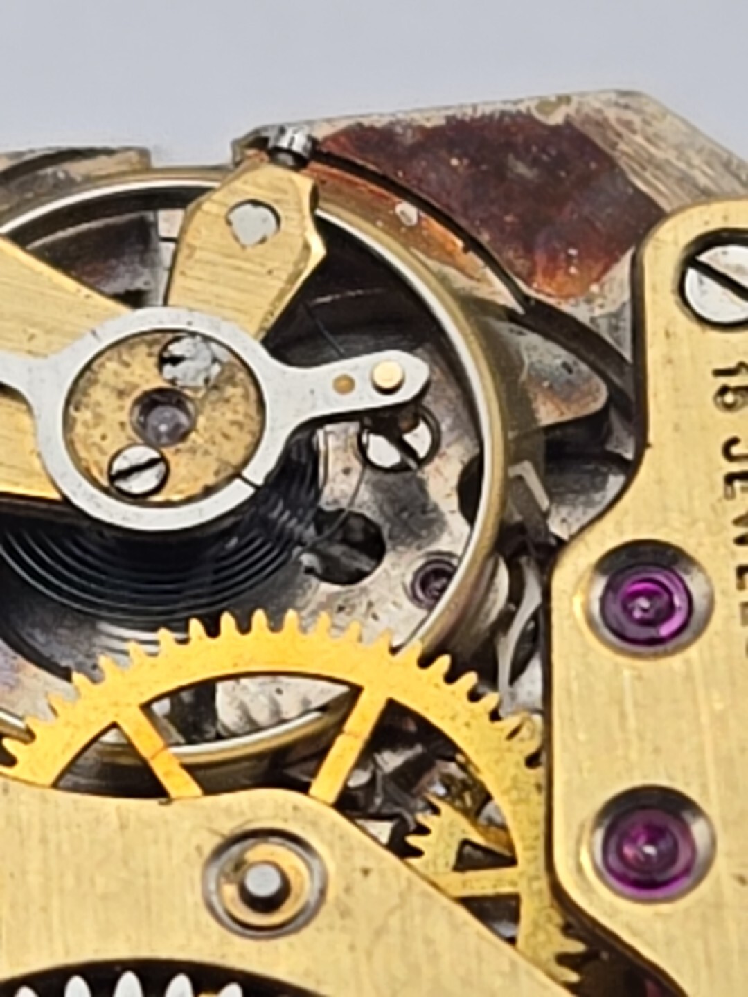 Rare Renown Vintage Mens Watch Movement For Repairs 21mm X 29mm