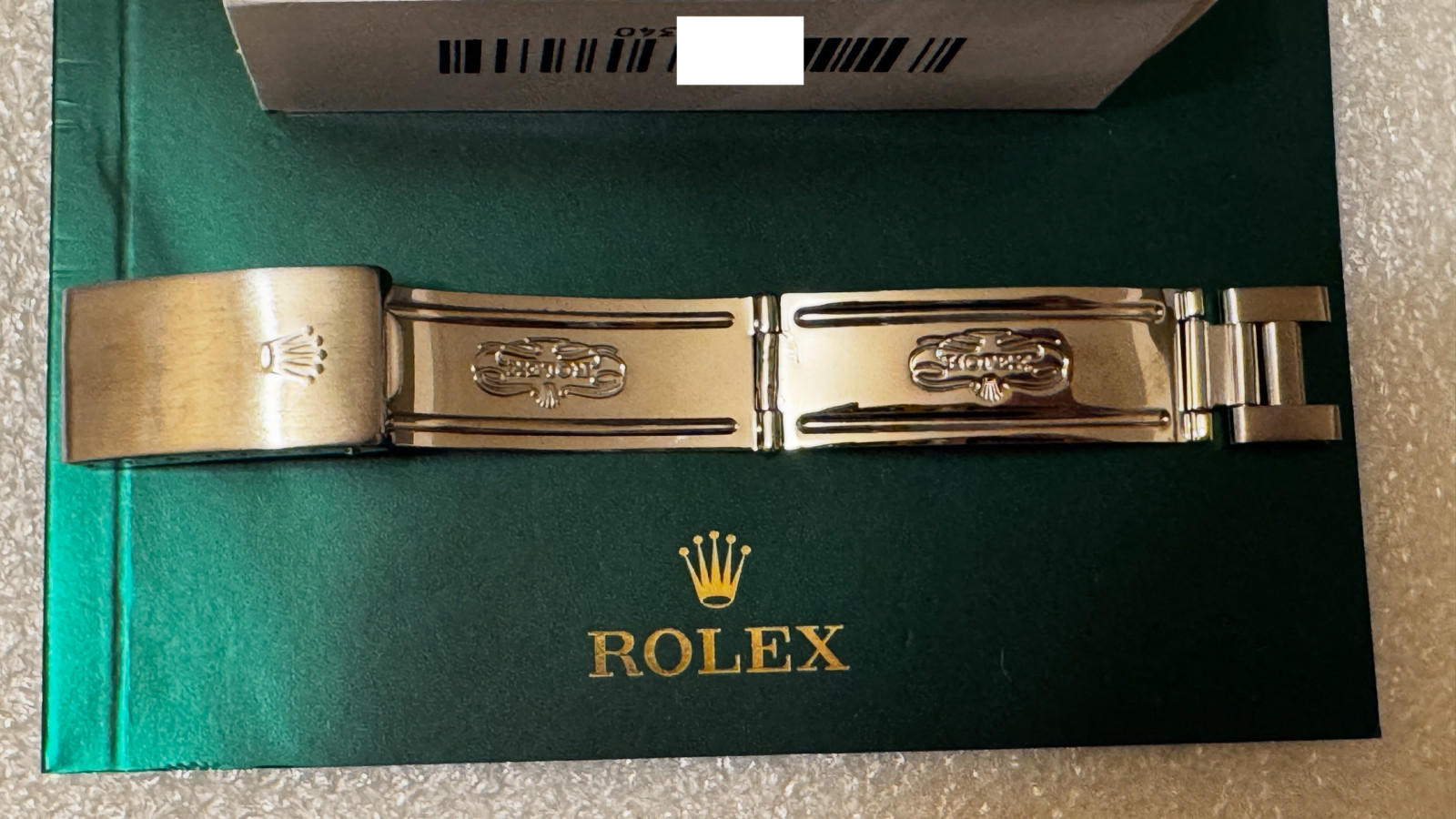 Genuine Rolex 78350 Z3 Oyster Bracelet Clasp Buckle Swiss Made Rolex Parts