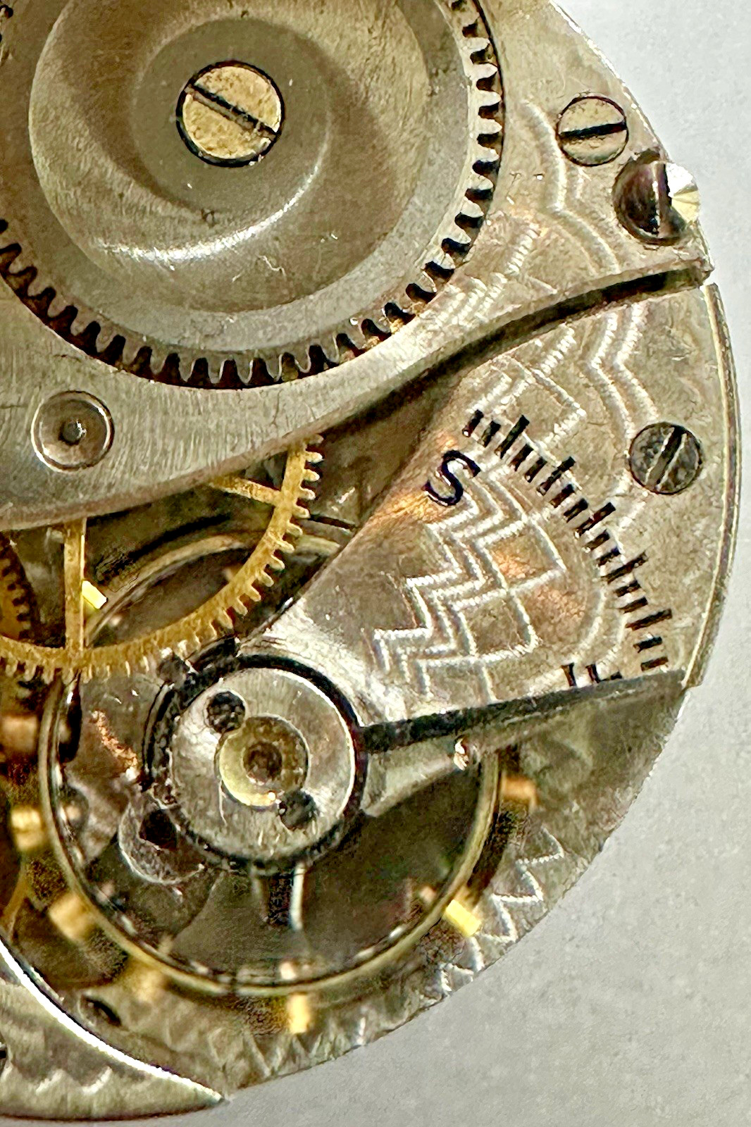 * 1920 ELGIN 3/0 Size Gr. 462 M. 2 7J HC LS POCKET WATCH MOVEMENT To Fix N61