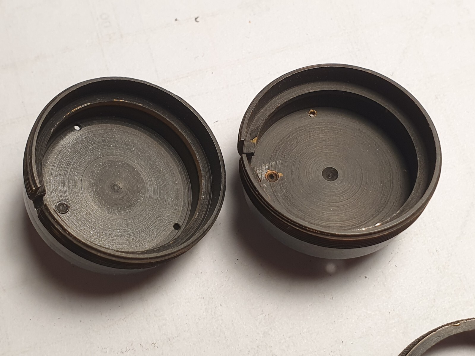 VTG Elgin 691-678 24 hour Military Aircraft Gun / Bomb Camera watch cases 2 x