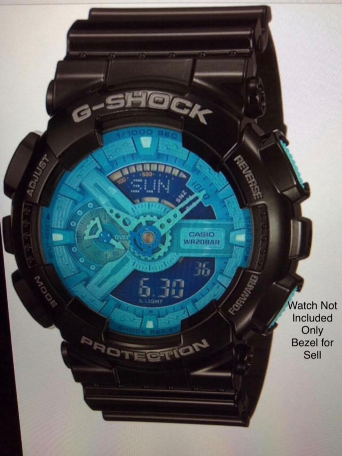 CASIO GA-110B-1A2 / 1A3 /MMC-1A/SLS-1A G-Shock Original Glossy Black BEZEL GA110
