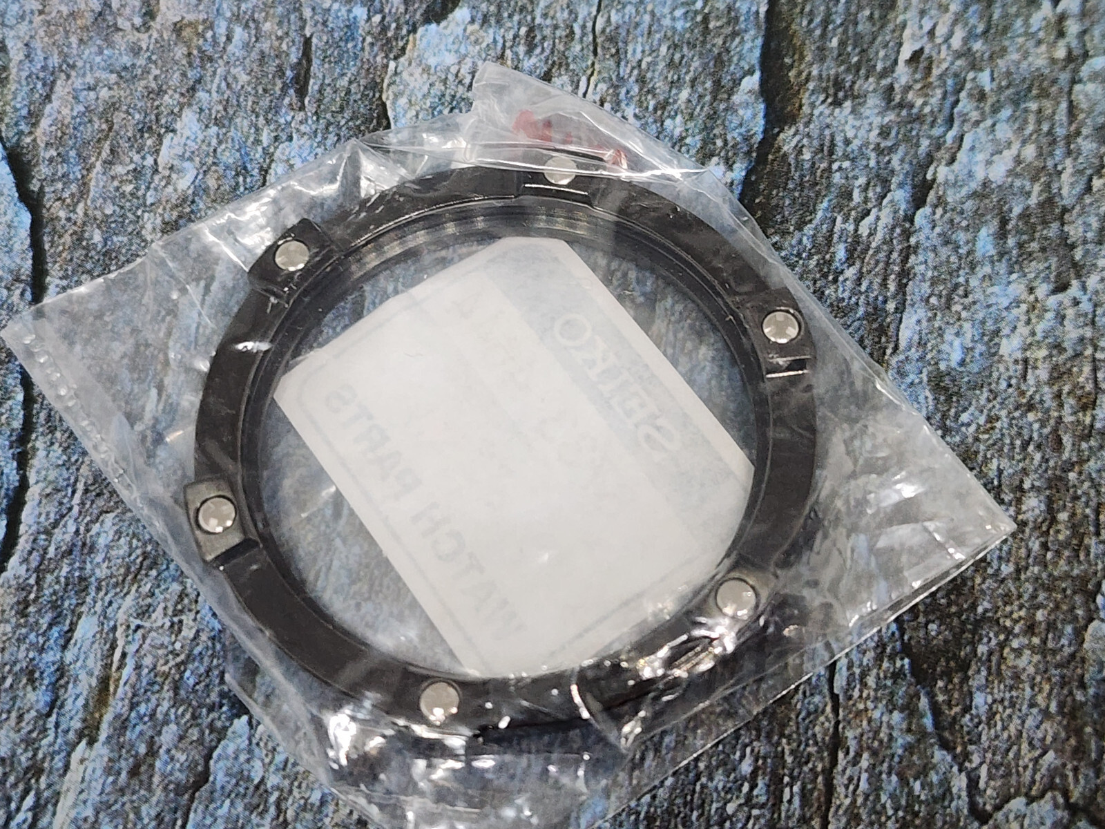 Rare Nos ORIGINAL SEIKO BEZEL DIVER PARTS 8733 4644 Sportura