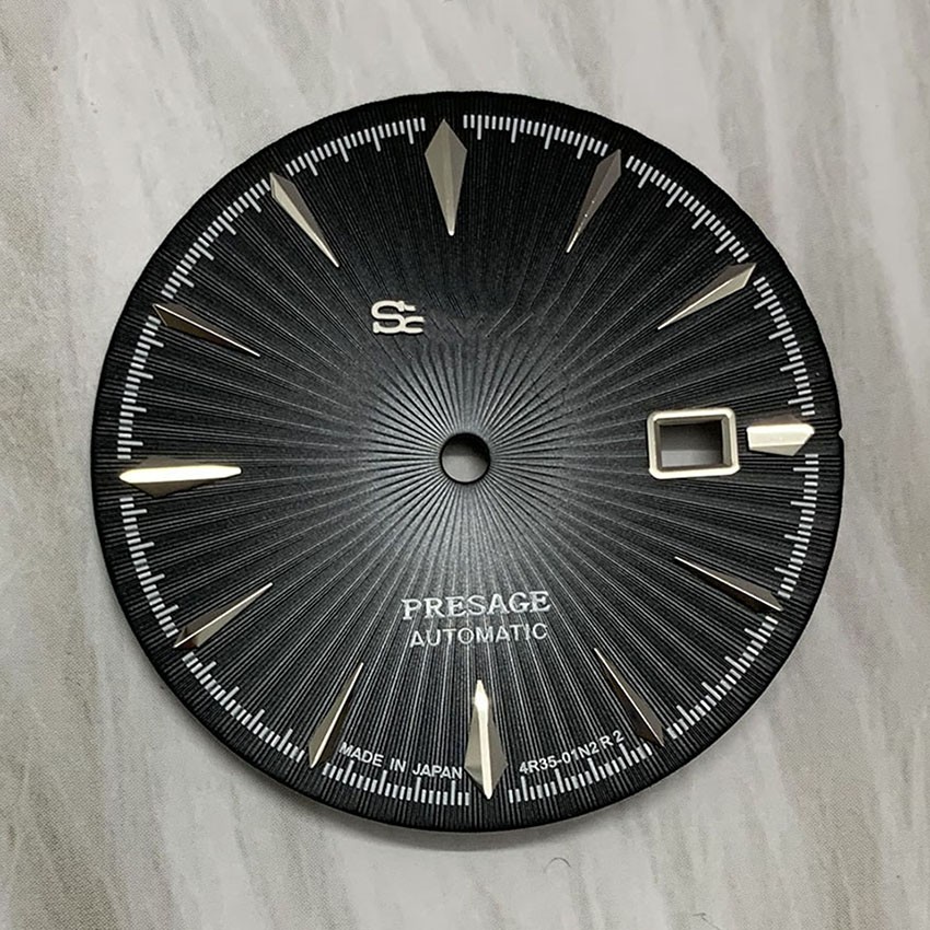 Watch Dial 35mm Nail Literal Assembly 40mm Case for NH35/NH36 Automatic Movement