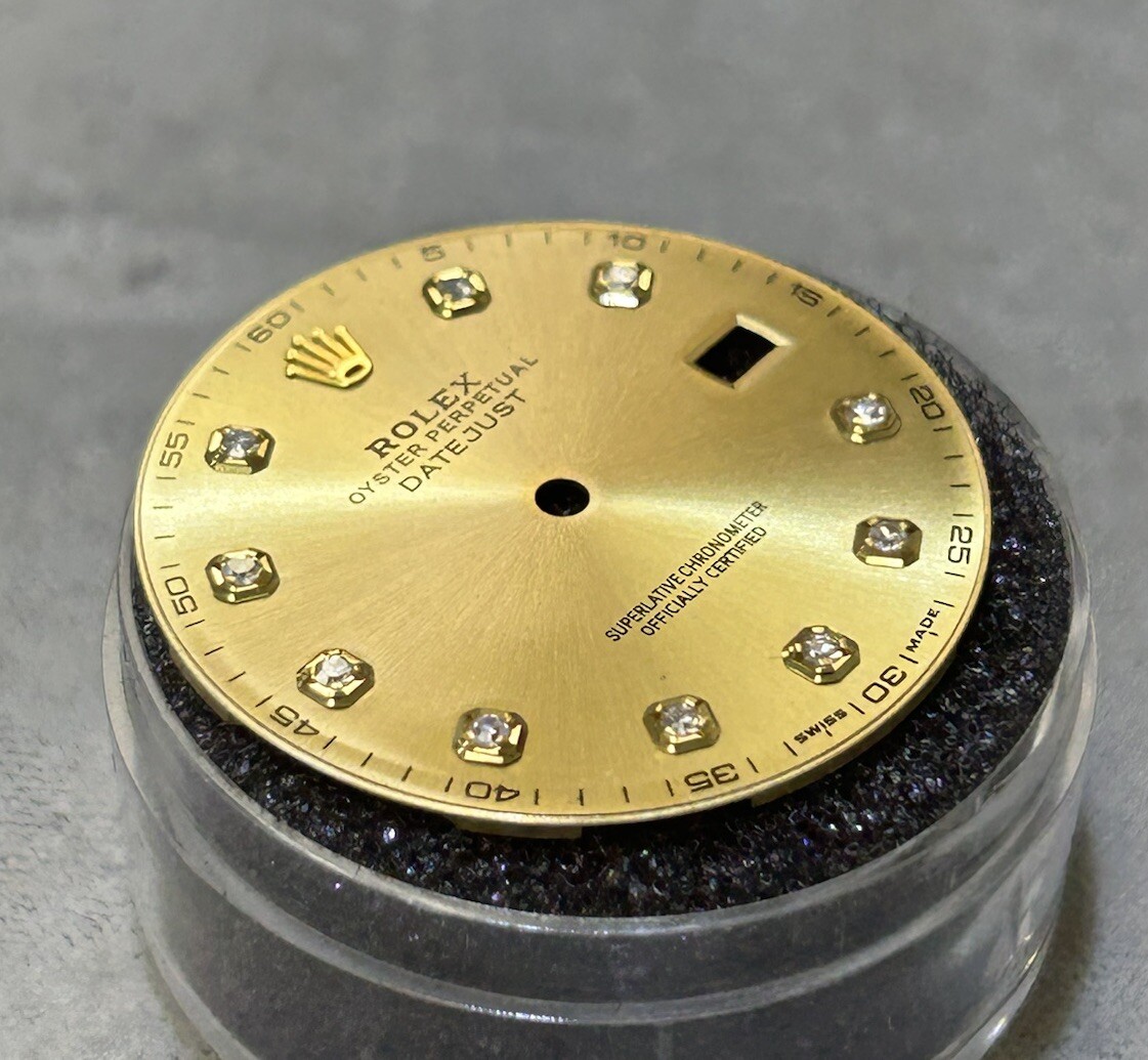 Rolex 41mm Datejust Custom Champagne Diamond Dial For Models 126333 & 126303
