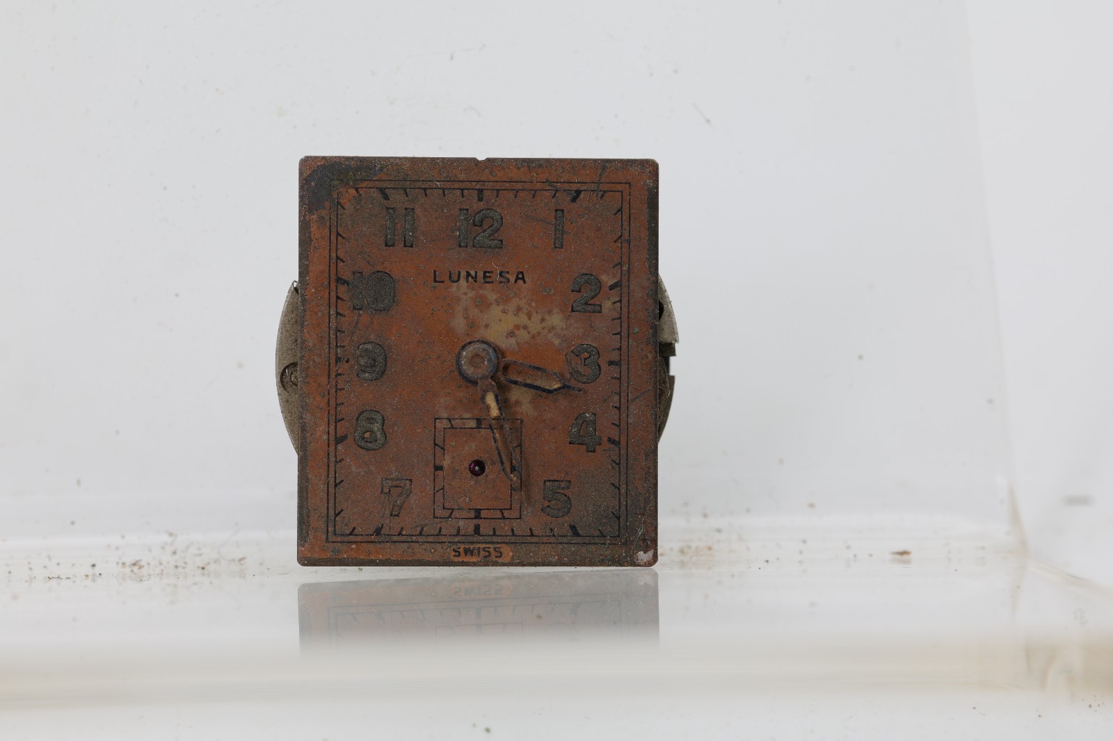 LUNESA 15j SWISS WRIST WATCH MOVEMENT 19.65mm DIAMETER FOR REPAIR (GK)