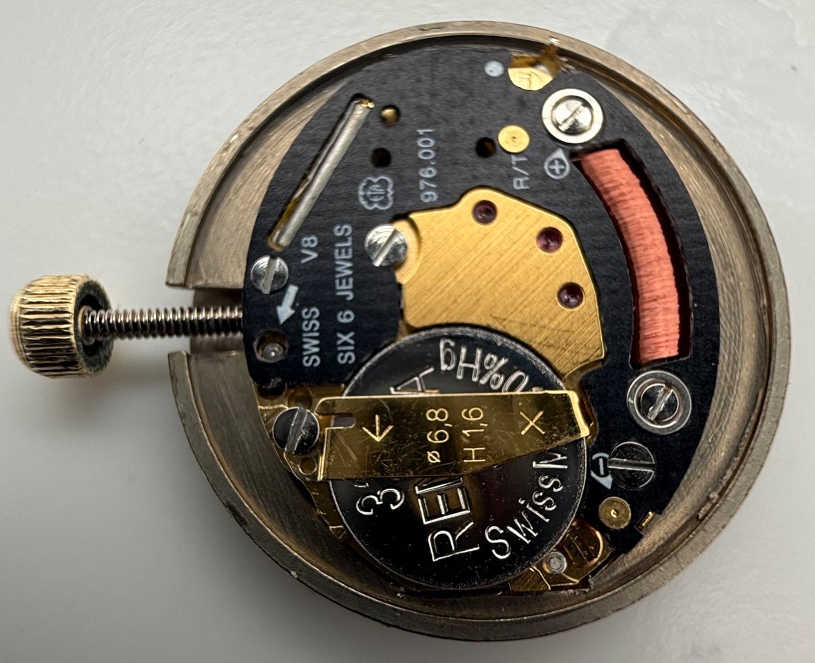 Genuine Cartier Cal. 976.001 Swiss Quartz Movement Working