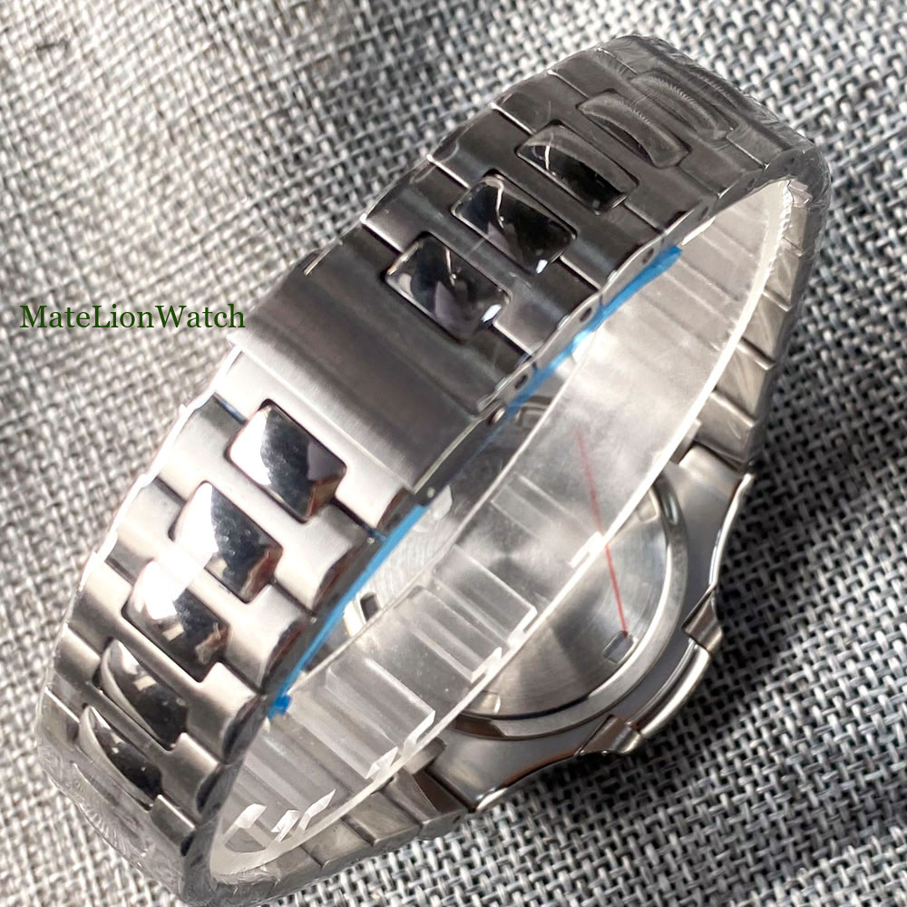 Sapphire Crystal 40mm Square Watch Case+Dial Fit NH35A Miyota821A DG2813 ETA2824