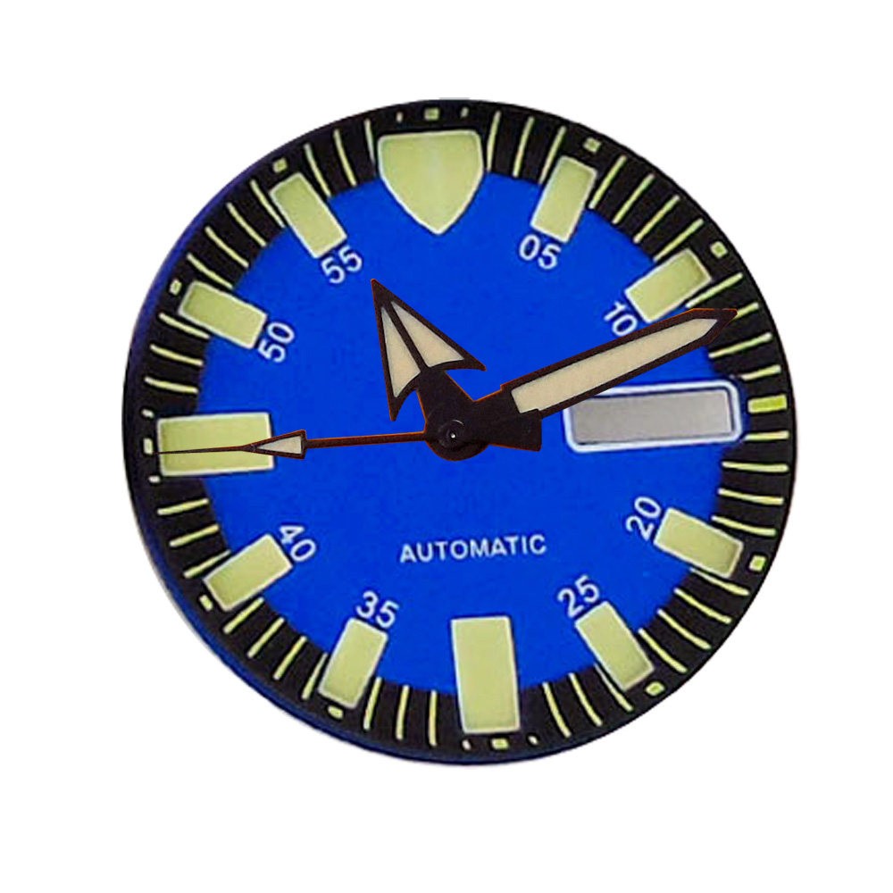 29mm Lume Diver Dial Triangle Indices Day Date Fit Auto Movement