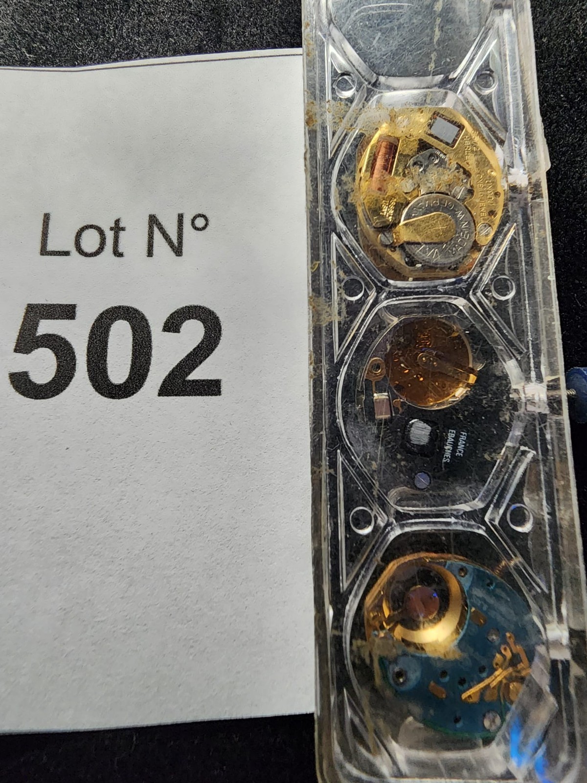 Vintage Watch Movements Lot – Harley 3512, France Ebauches 8320, Swiss V8, Genev