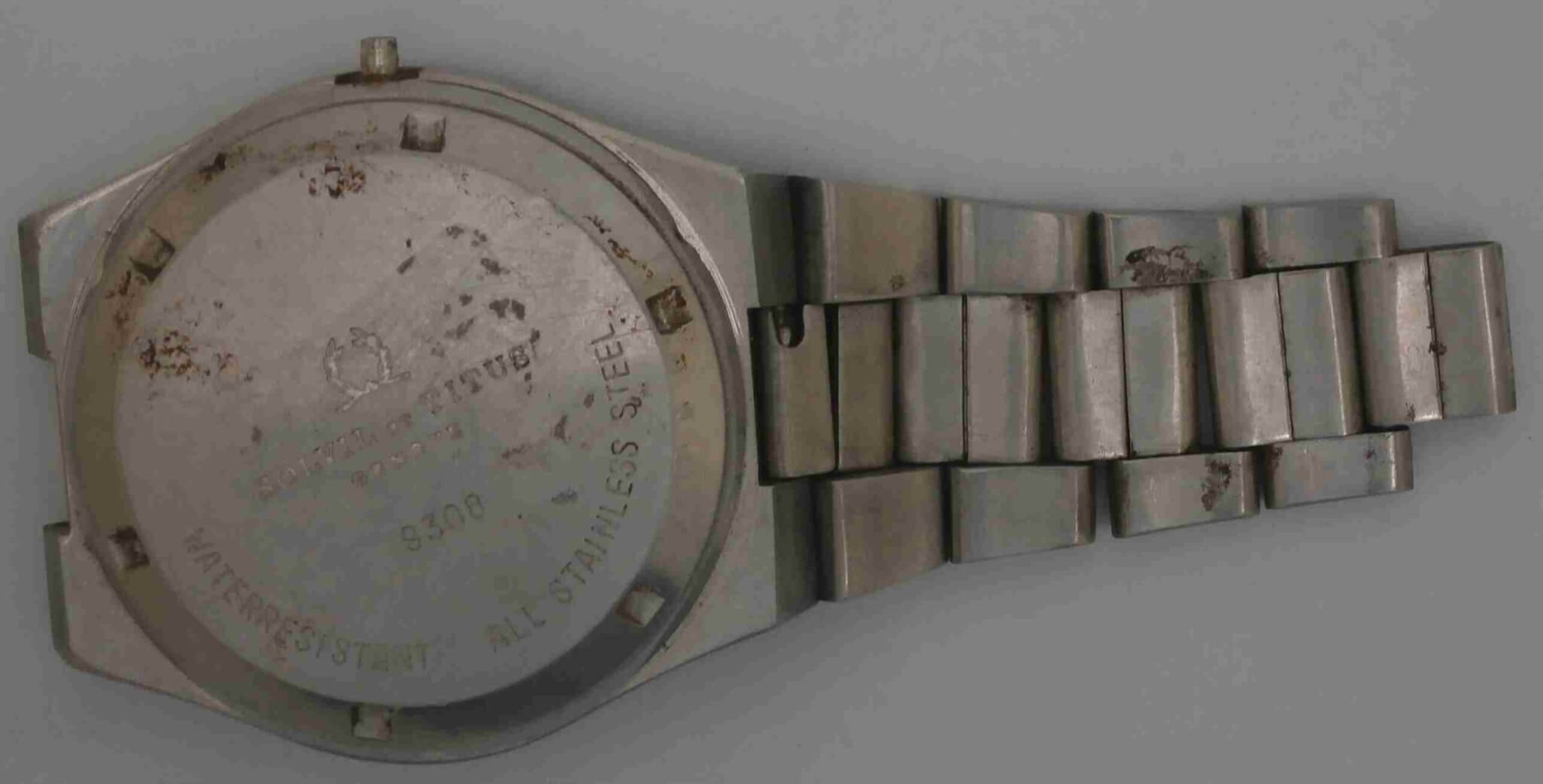 VTG TITUS Tuning Fork Steel Wristwatch. Ref: 9308. Cal: 9162. For Repairs