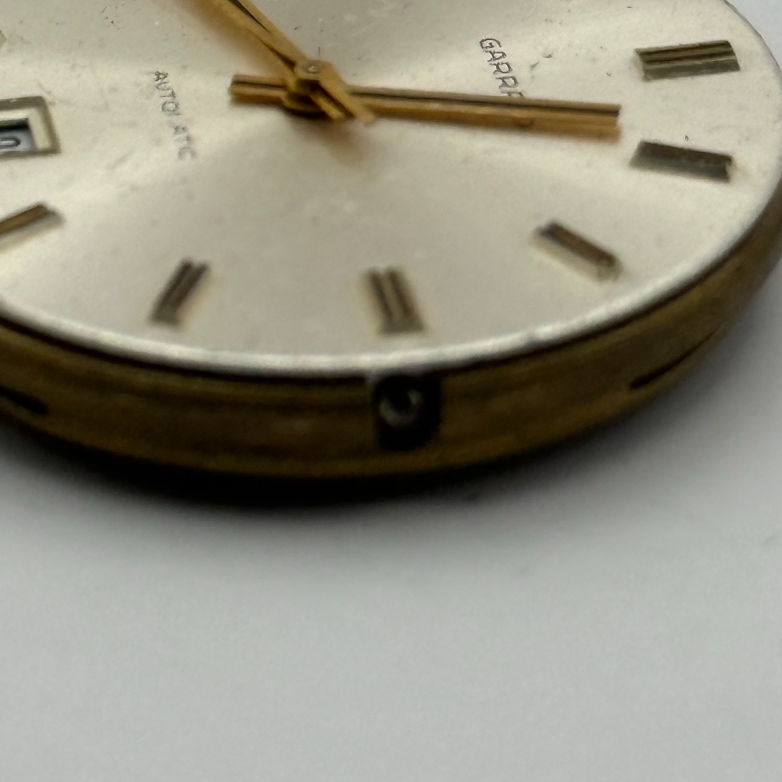 MSR S76/28 Watch Movement Garrard Date 21 Jewels Automatic Vintage Parts 30.5mm