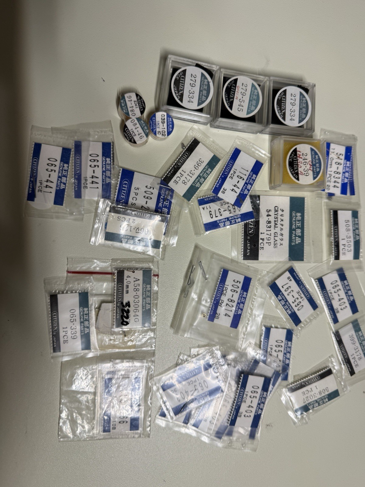 Citizen Watch Parts Variety Lot Watchmaker Replacement