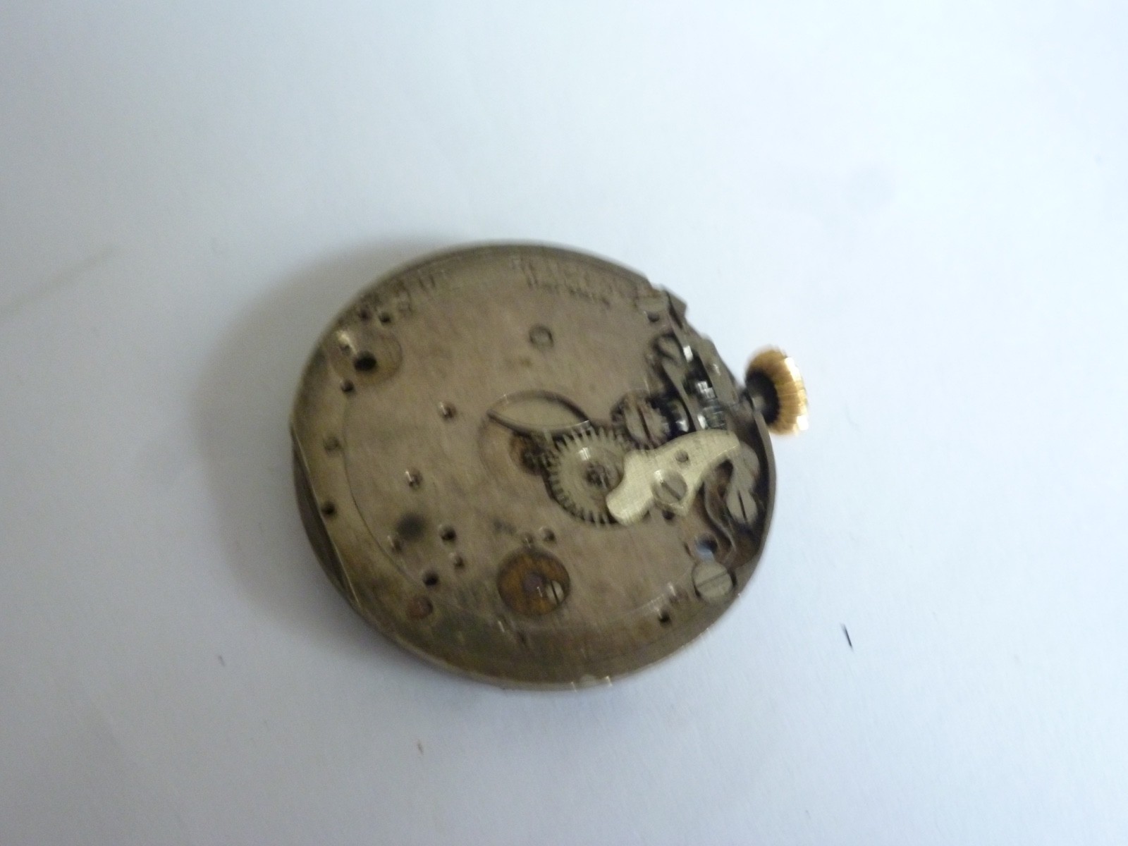 25mm Rolex Patent Manual Wind Movement PARTS defect not work balance broken