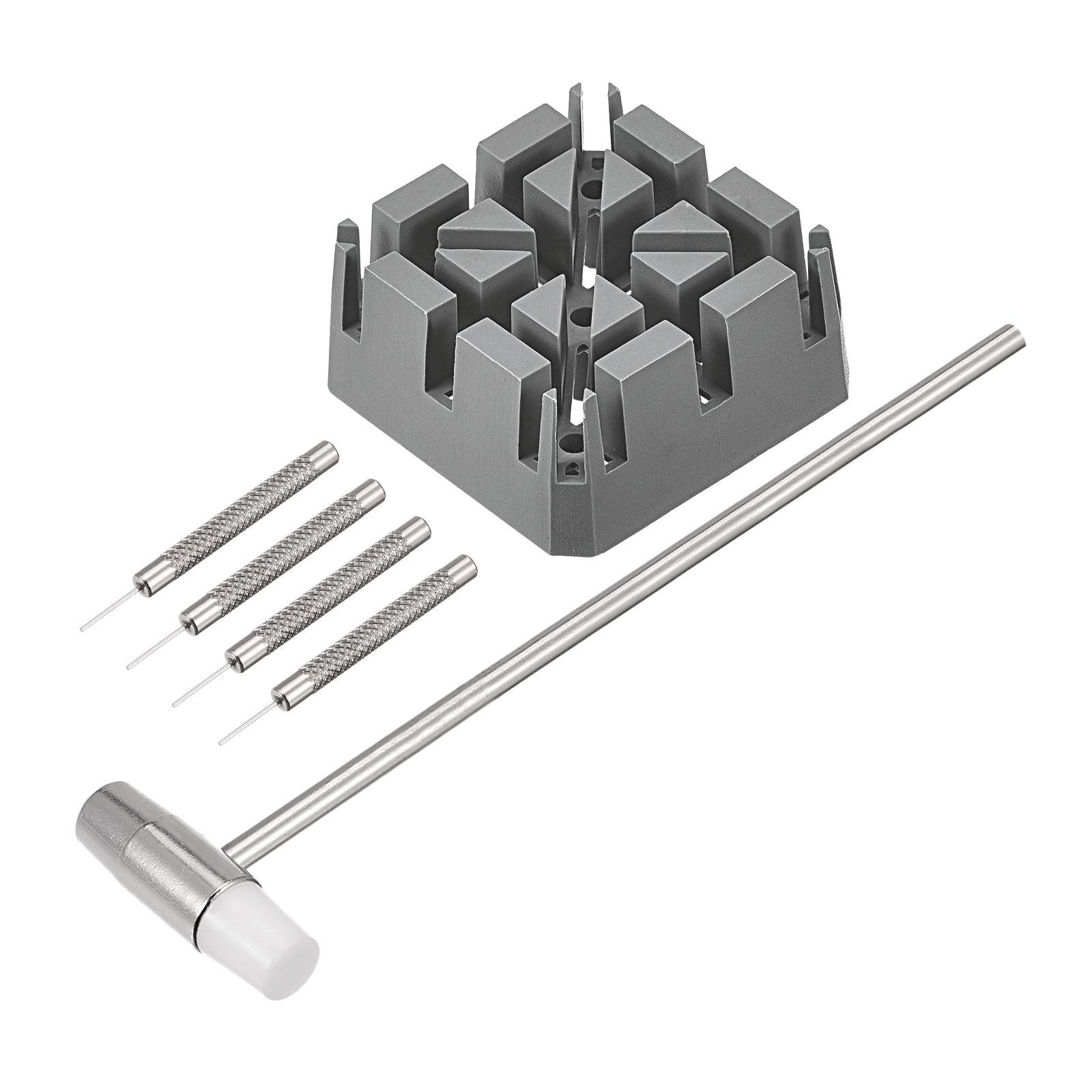 Hammer Punch Pins 0.8mm with Grey Watch Strap