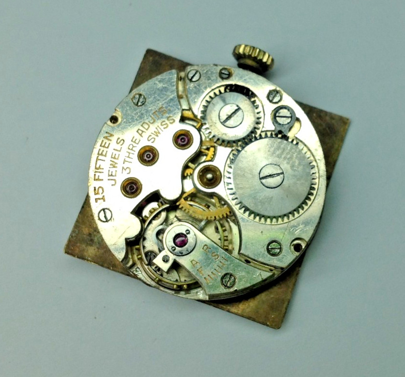 Gents WYLER Mechanical Watch Movement – MUIR & Sons GLASGOW – Restoration
