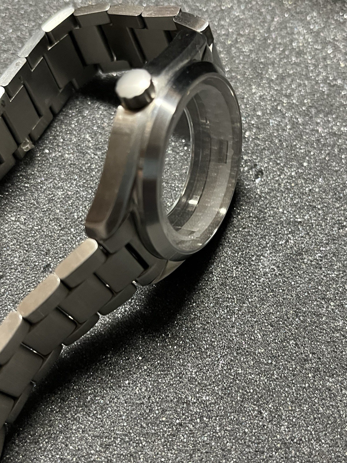 40mm Explorer Style Watch Case Bezel Stainless Steel Oyster Bracelet Parts