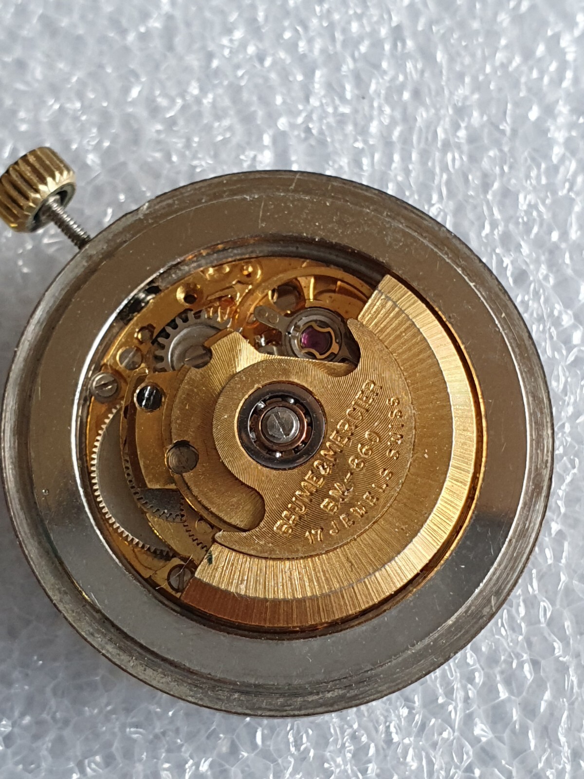 Movimento automatico Baume & Mercier originale Cal. BM 860