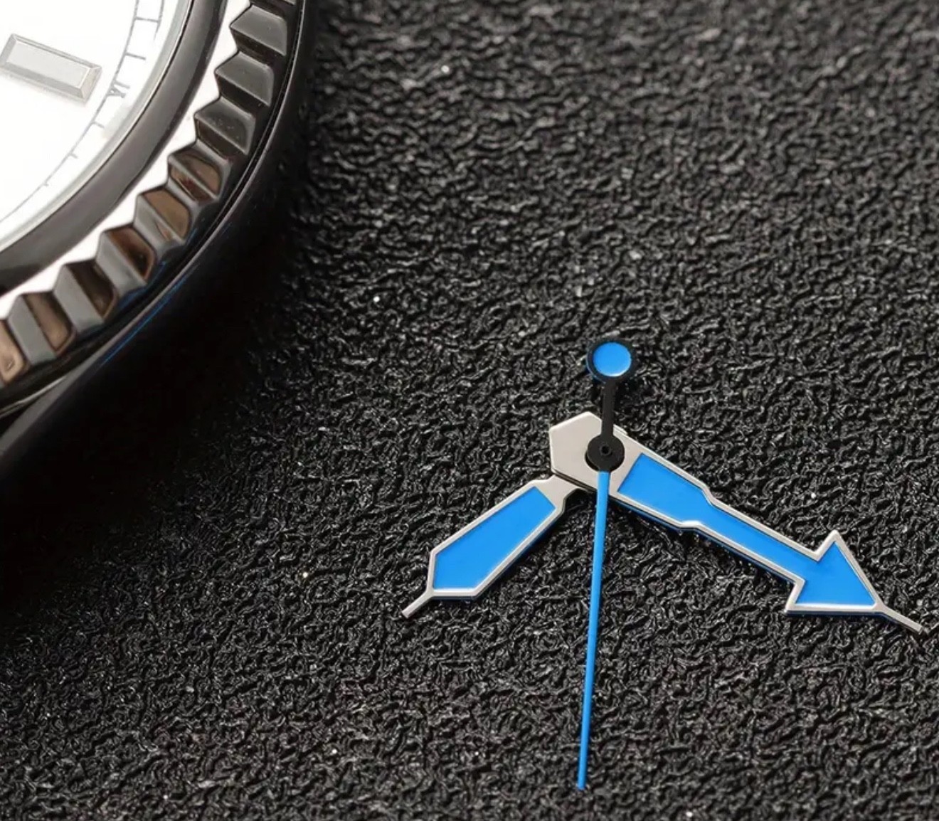 1 Set Light Blue Color Luminous Watch Hands For NH35 NH36 Movement