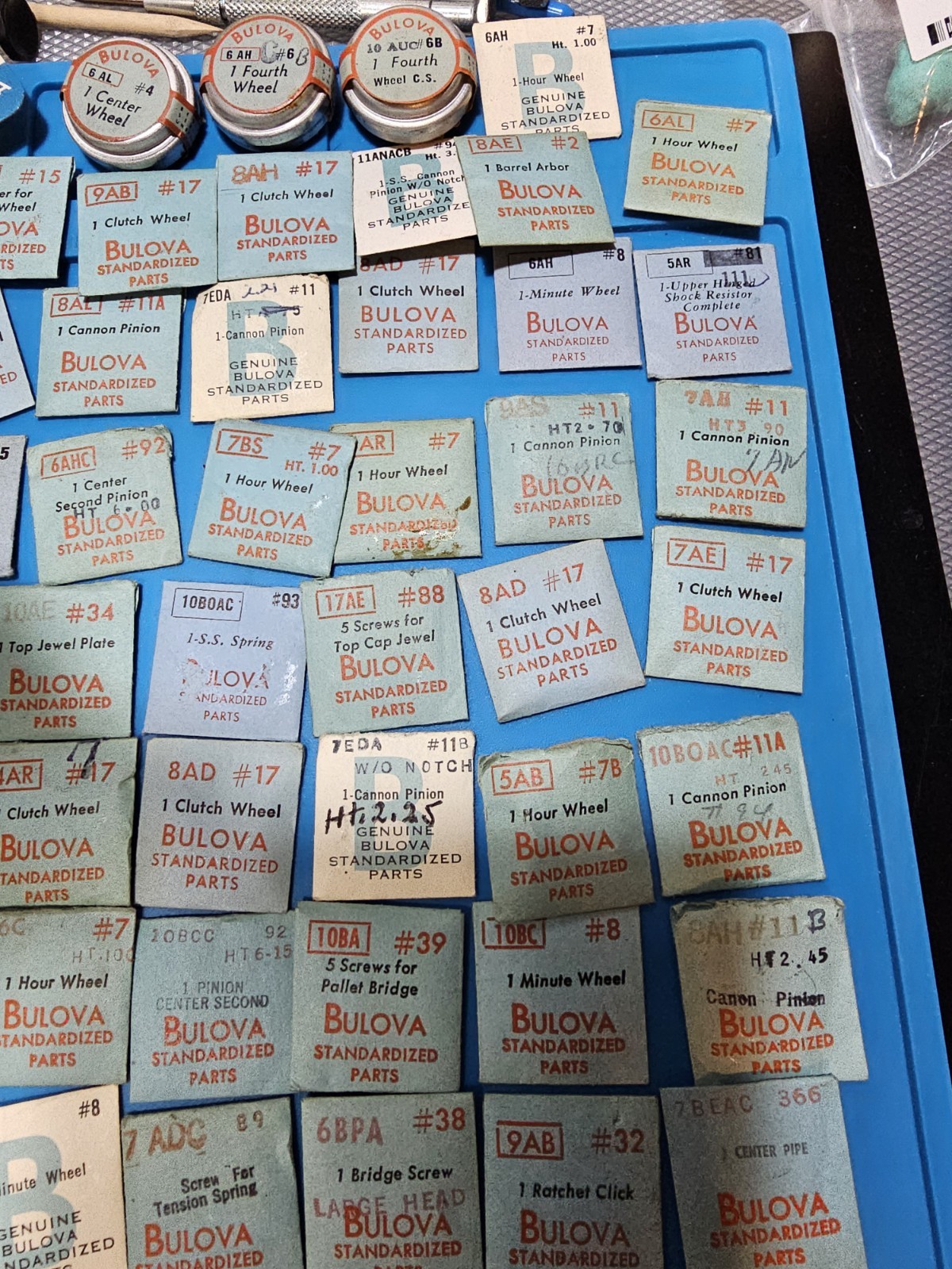 Bulova Movement Parts $11.00 Each. 10AE, 6AN, 11ANC, 6AH, 10BL, 6AL, See Photos
