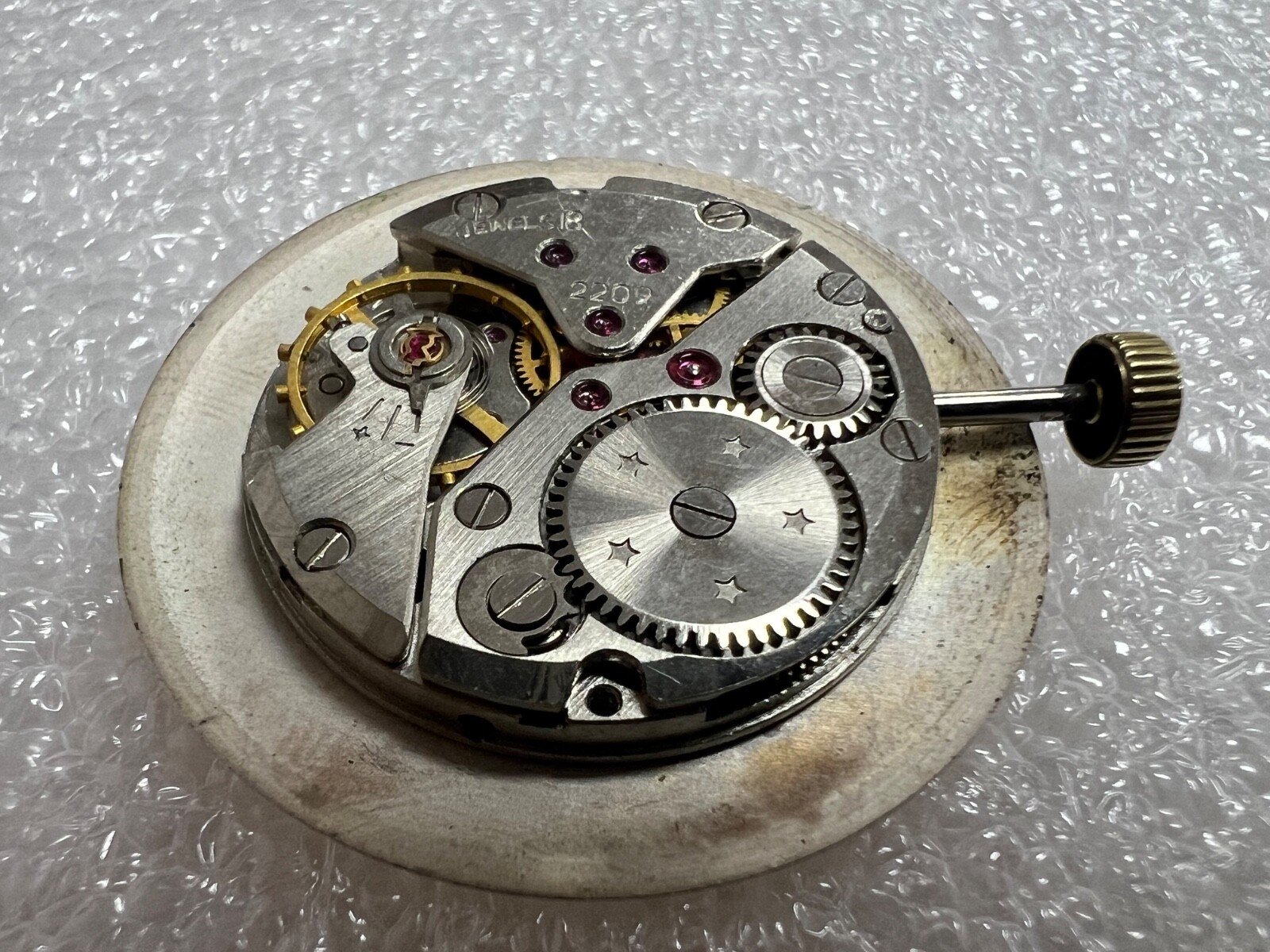 Watch movement USSR Wostok 2209 cal. plus Dial. For parts .