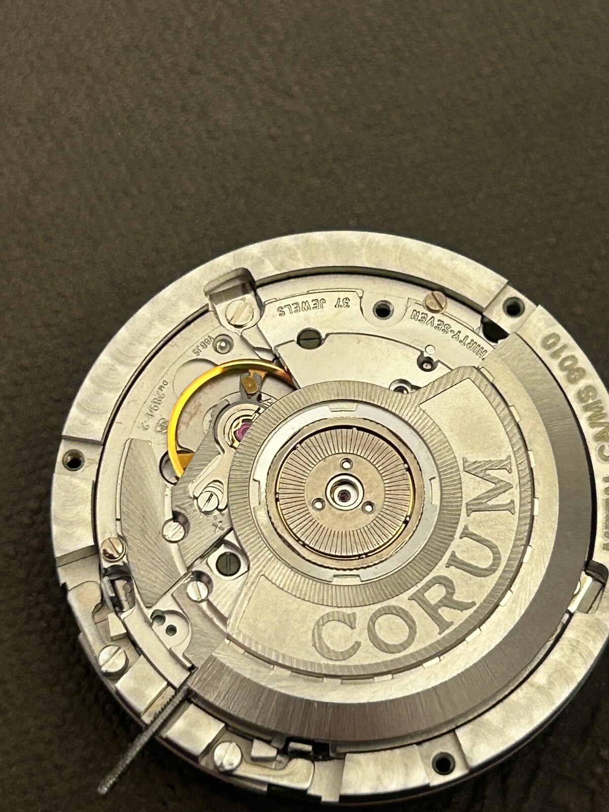 Corum Admiral*s Cup Chronograph Movement ETA 2894 Working need service Black