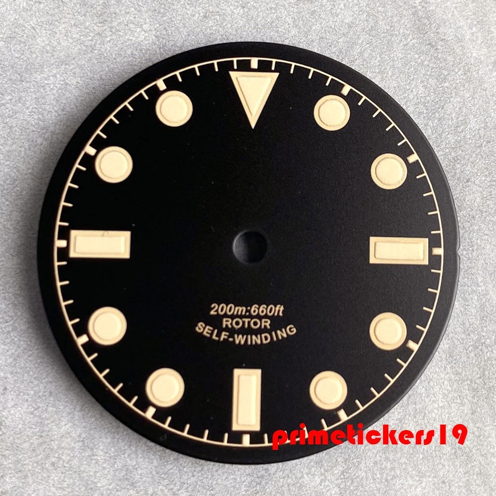 Black 29mm Automatic Watch Dial Luminous Fit NH35 NH36 Miyota8215 ETA2824 PT5000