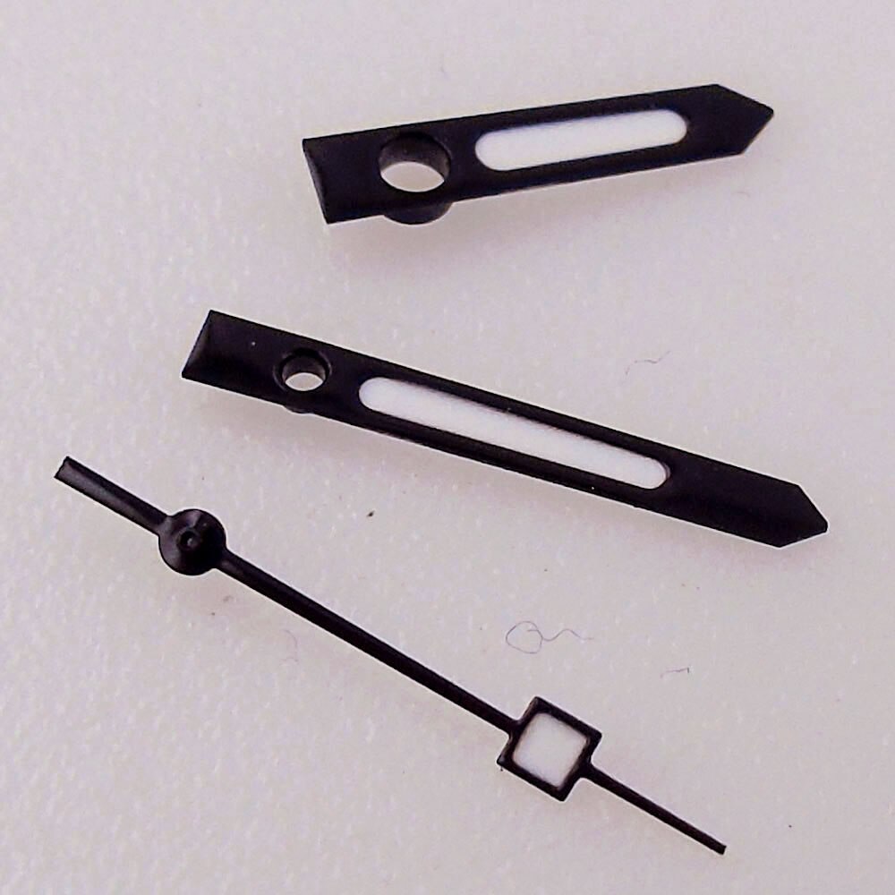 Luminous Black Orange Watch Hand Needles fit NH35A NH36A 7S26 ETA 2824 PT5000