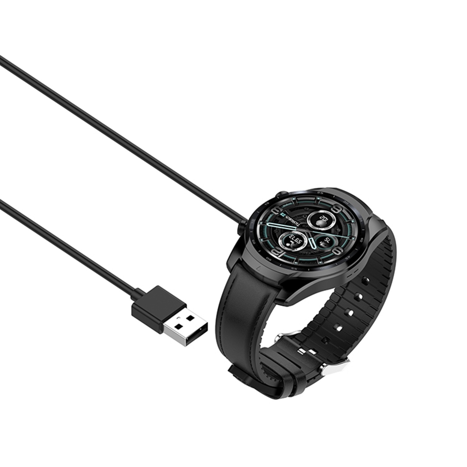 1m Magnetic Probe Type Watch Charging Cable For Ticwatch Pro5/ Pro X/ E3/ Pro3
