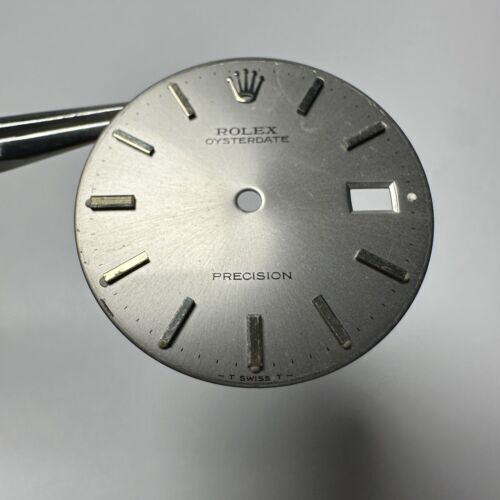 Rolex Oysterdate Precision 6694 RARE Grey dial for 34mm