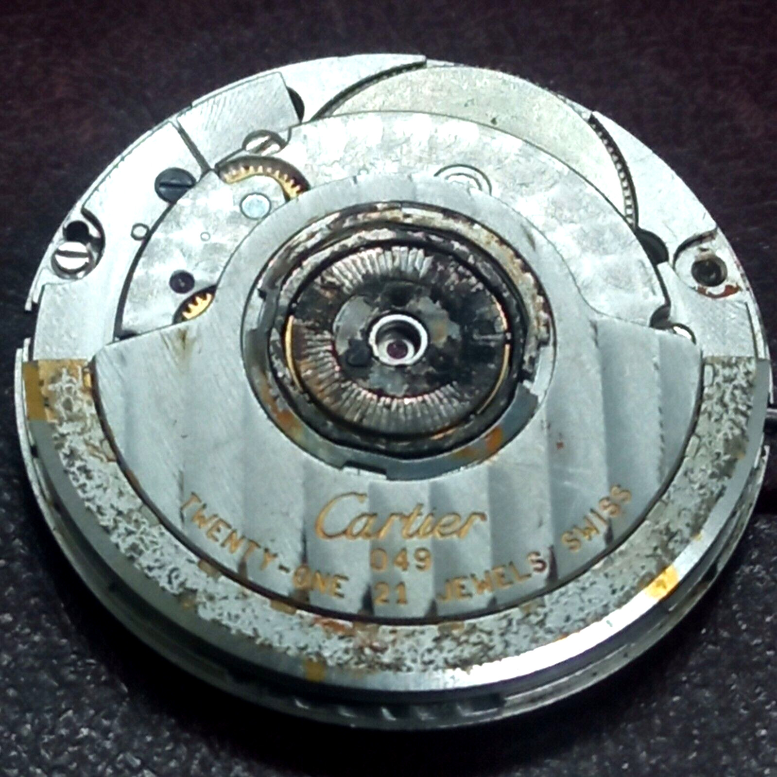 Cartier Movement Caliber ETA 2892-A2 Automatic Doesn’t Work For Repair or Parts