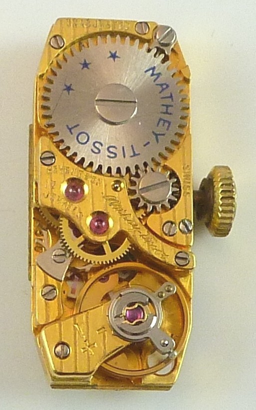 Vintage Mathey – Tissot Movement – 17 Jewels – Parts / Repair