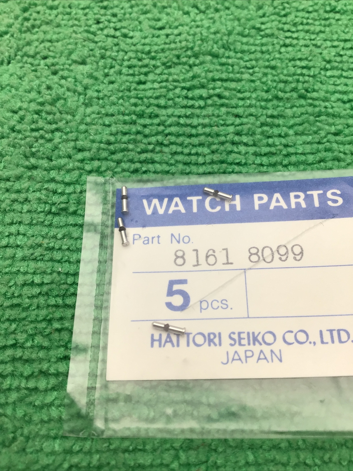 Genuine Seiko 8161 8099 Pusher Pin Watch Part (1 Piece)