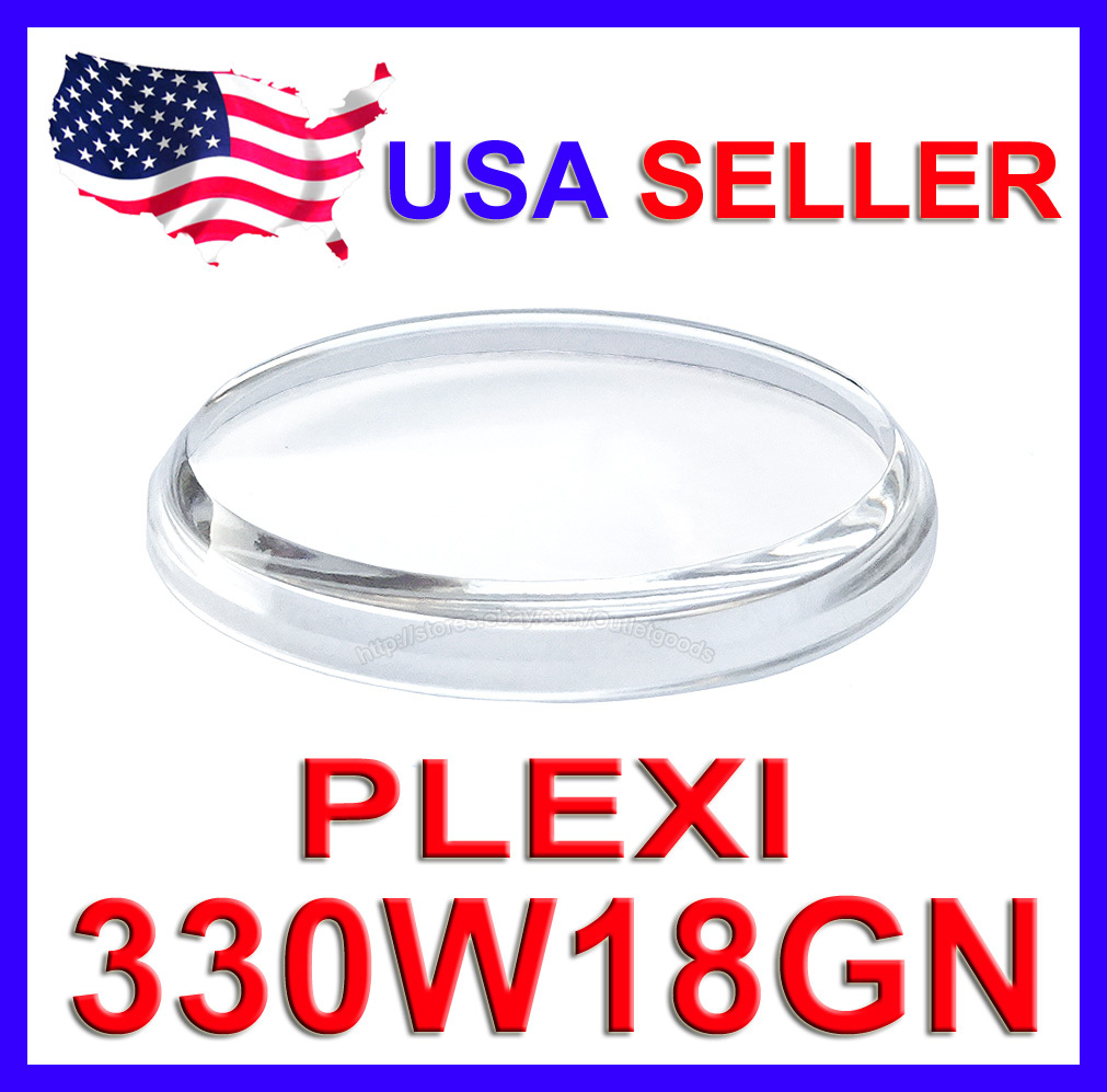 330W18GN PLEXI Crystal for Vintage Seiko 6139-60XX Chronograph Watch Pogue Pepsi