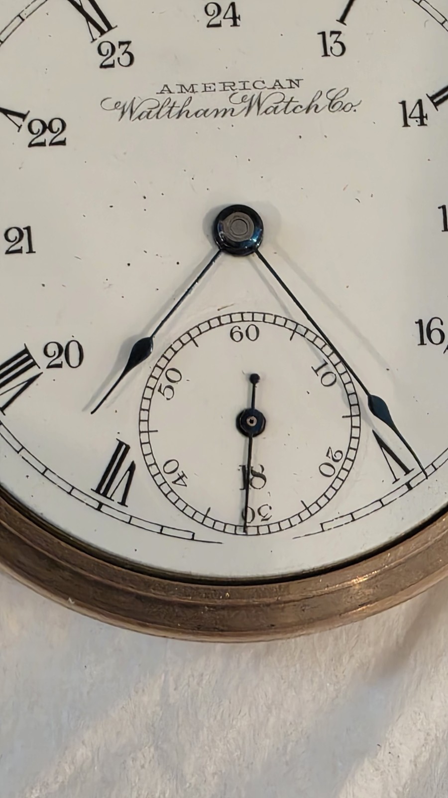 American Waltham Watch Co Grade Bond St 14S Mixed Run 7J-11J Runs Gold Filled