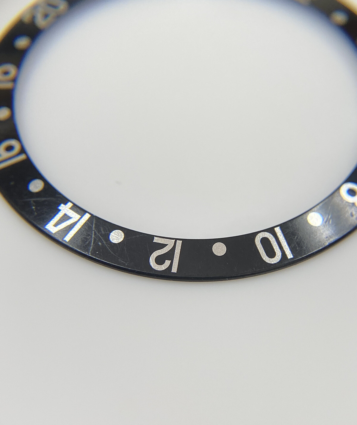 Genuine Rolex GMT Master II Sapphire Model Black Bezel Insert 16700 16710 16760