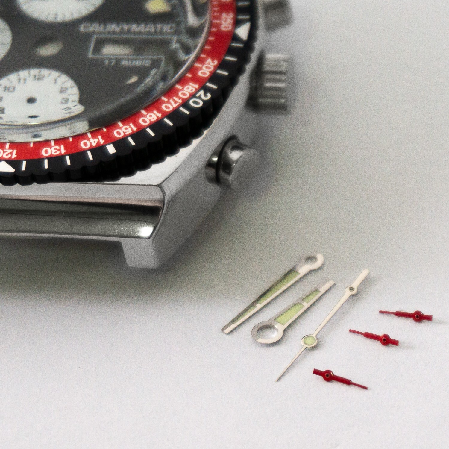 Caunymatic – Chrono – Watch Case – ETA Valjoux 7750 DIY Watch Kit Case Constr…
