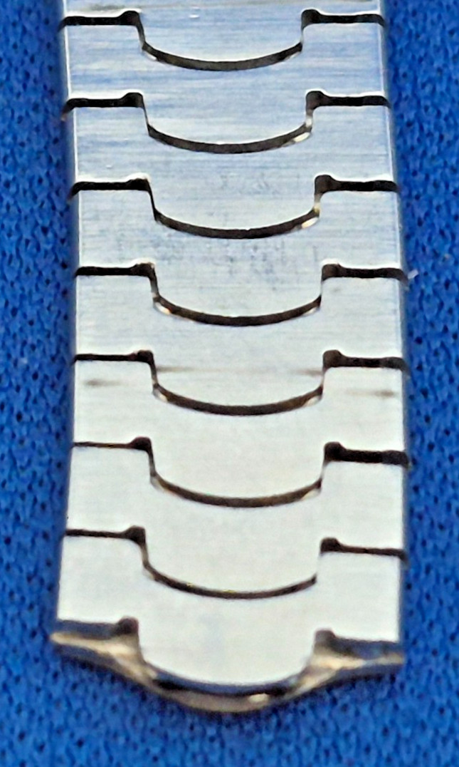 EBEL Sport Wave Taper Segment 14 Fixed Links Taper 12.8-10mm Lady Gold & Steel