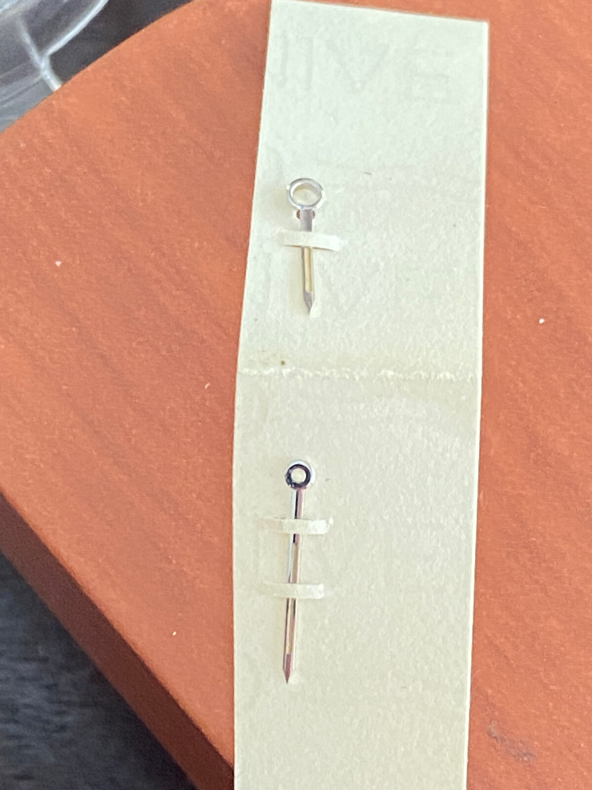 VINTAGE GENUINE N.O.S. OMEGA STAINLESS STEEL BATON HANDS , FOR CAL. 470