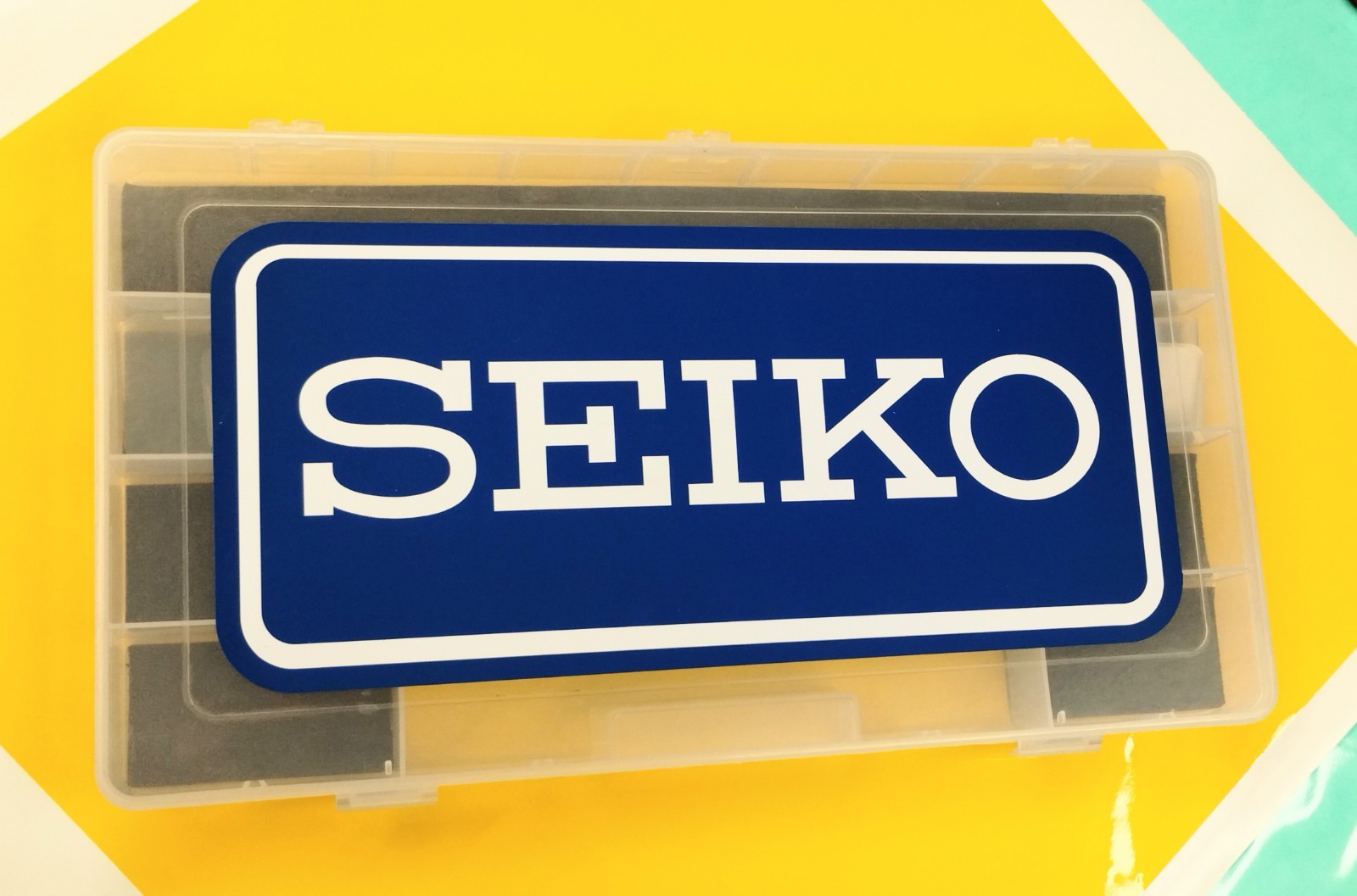 Seiko Blue Logo Mod Watch Parts-Tools Case 16″ x 1.5″x 8″