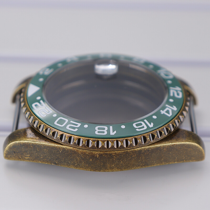 Bronze 40mm Retro Watch Cases Accessory stainless steel For Seiko nh35 Movement