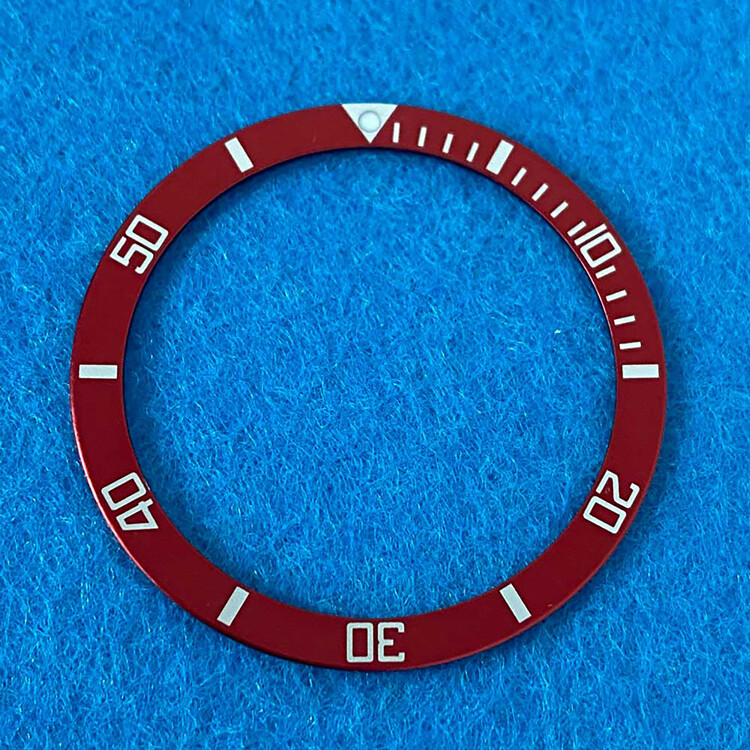 OD39mm ID32mm Flat Aluminum Watch Bezel Insert Ring Upgrade For Watch Accessory