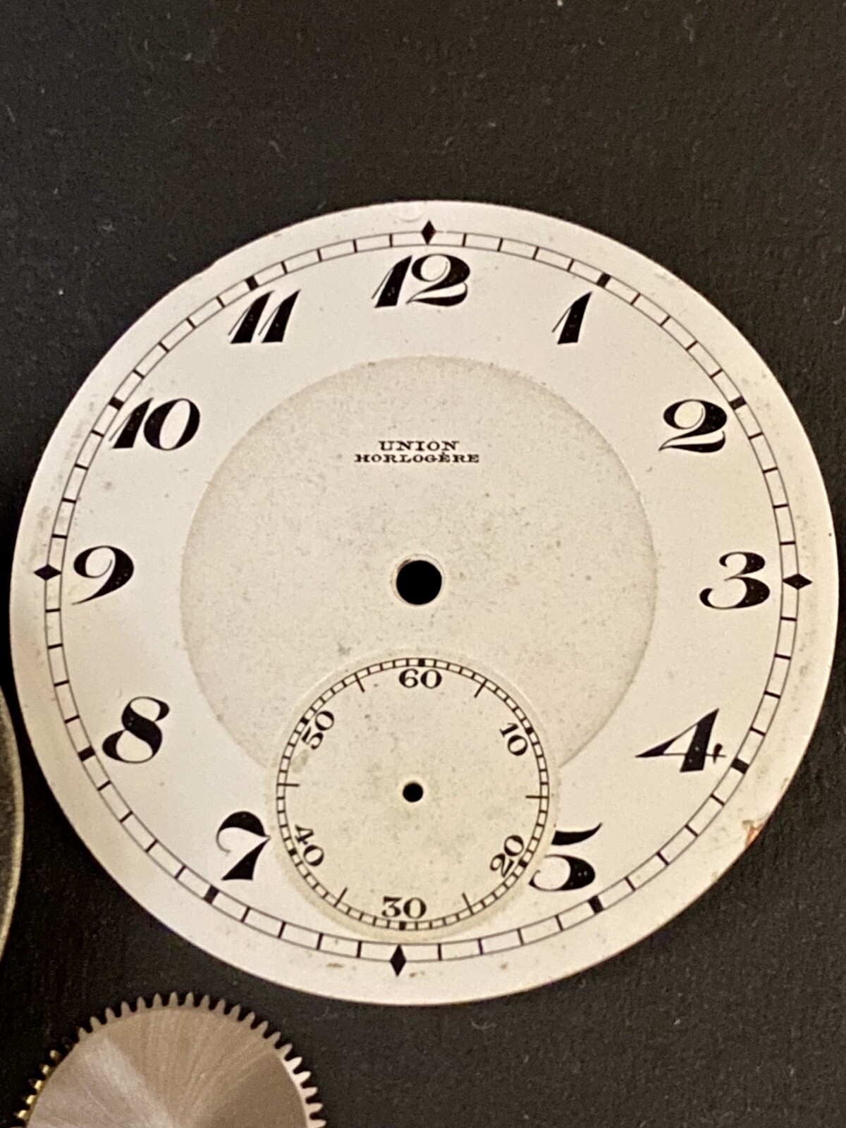 Vintage Union Pocket Watch Movement 43mm