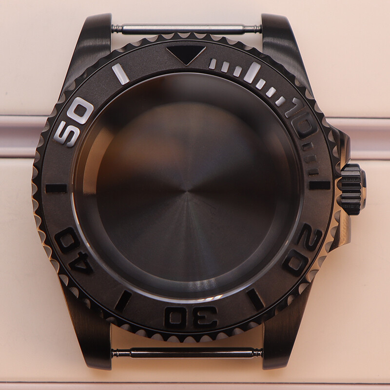 40mm Diver Watch Case Sapphire Glass For Seiko nh35 36 8215 Movement 28.5mm Dial