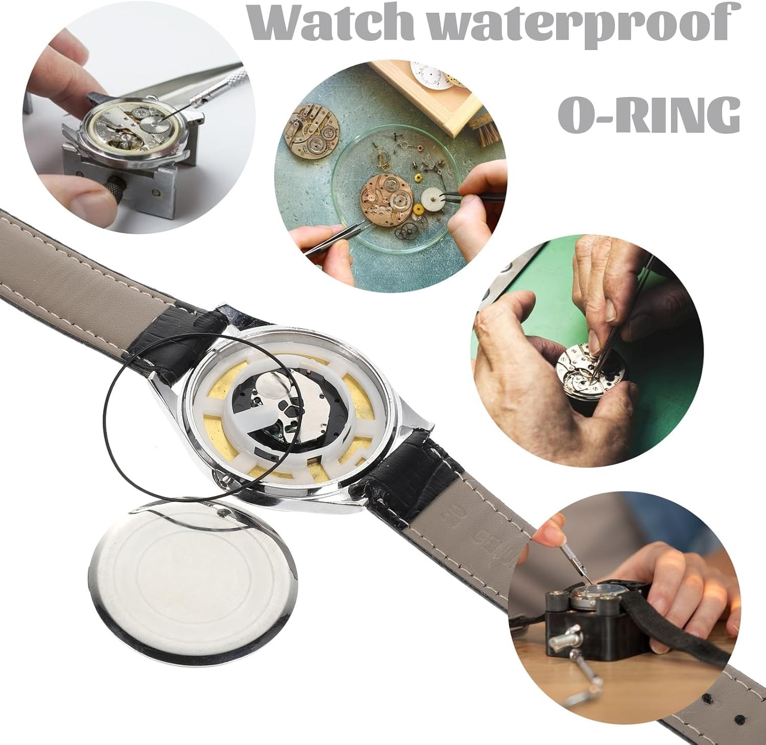 High-Quality 28-Count Rubber O Ring Watch Gasket Kit – Easy Install & Waterproof