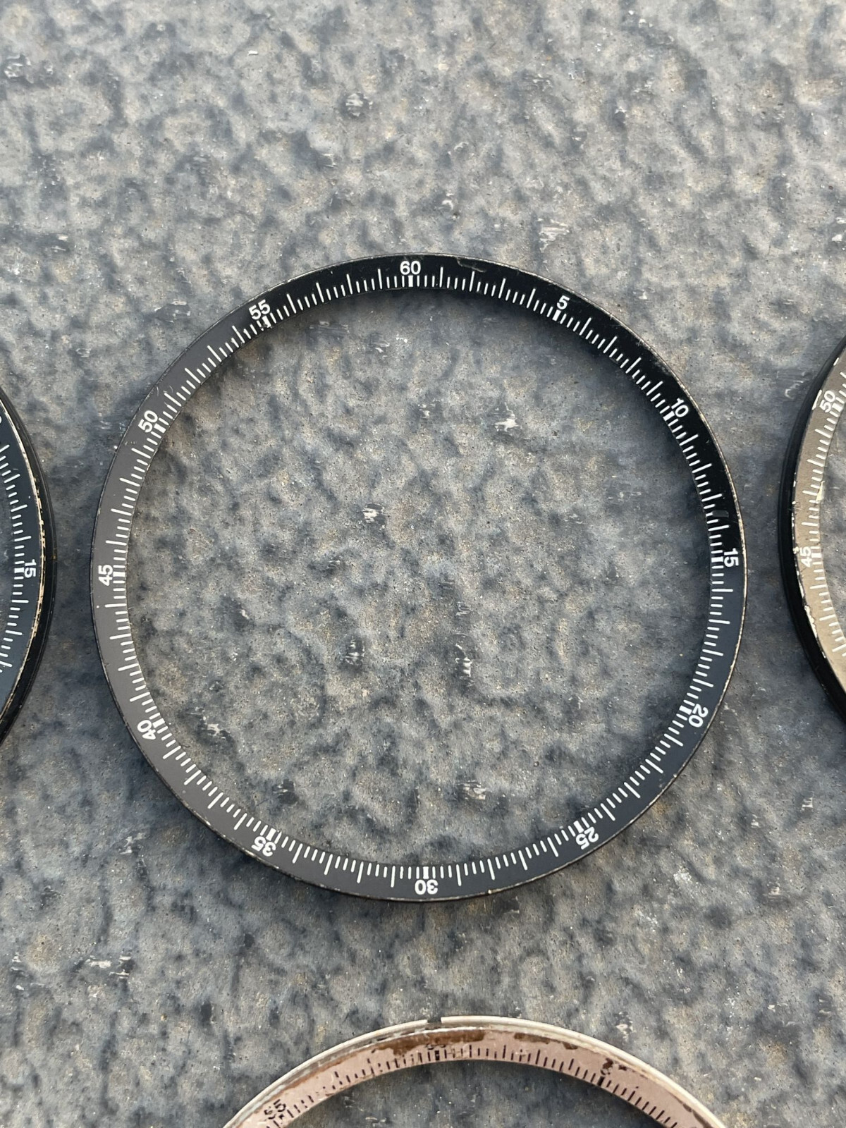6pcs of 100% original IWC Portugieser chronograph INNER bezel ref.: 371615 !