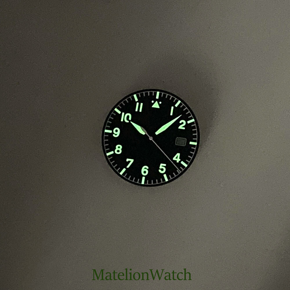 39mm Watch Case Fit NH35 NH35A Sapphire Glass 200M Waterproof +Dial+Hands