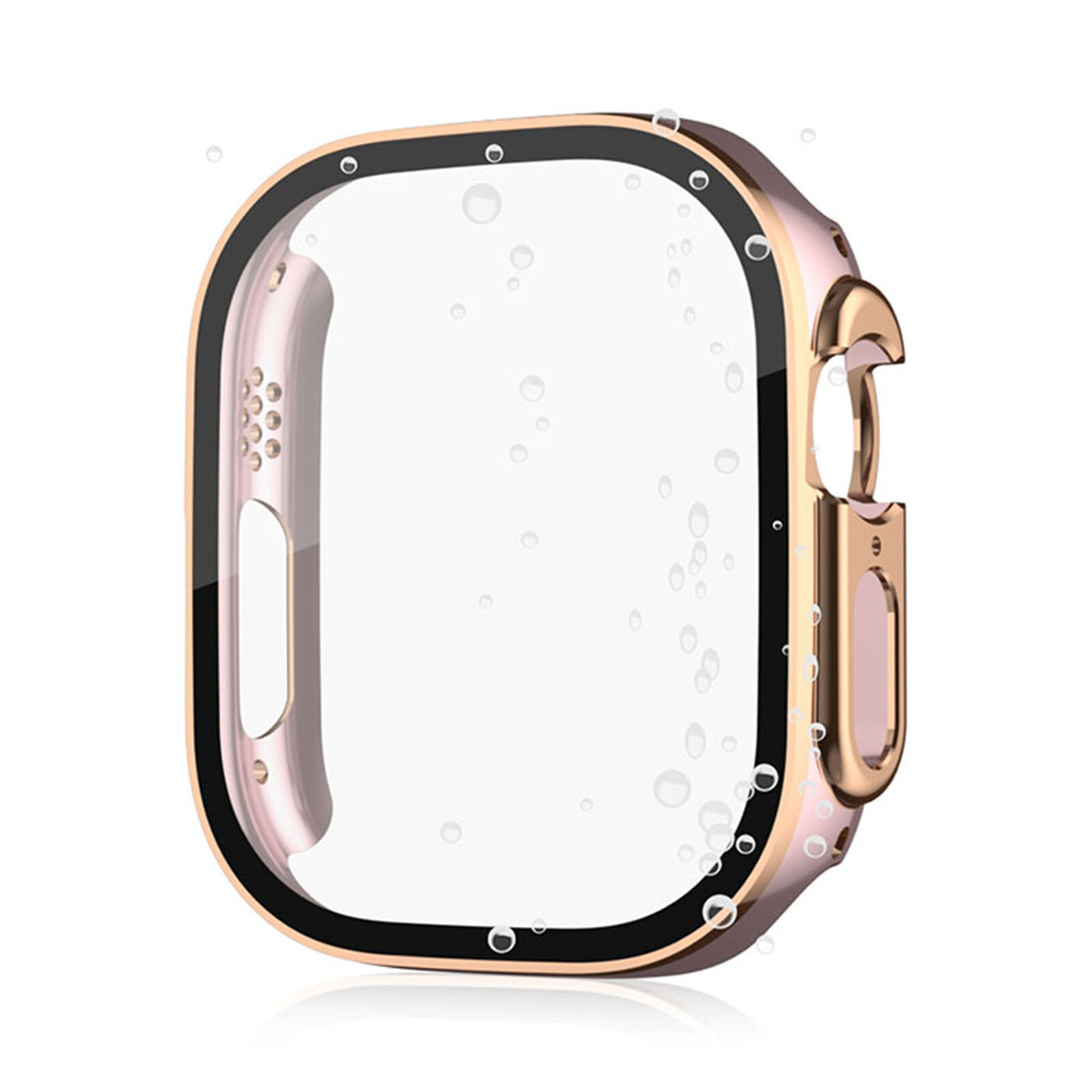 49MM PC+Tempered Glass Integrated Waterproof Watch Case for iWatch Ultra 2/Ultra