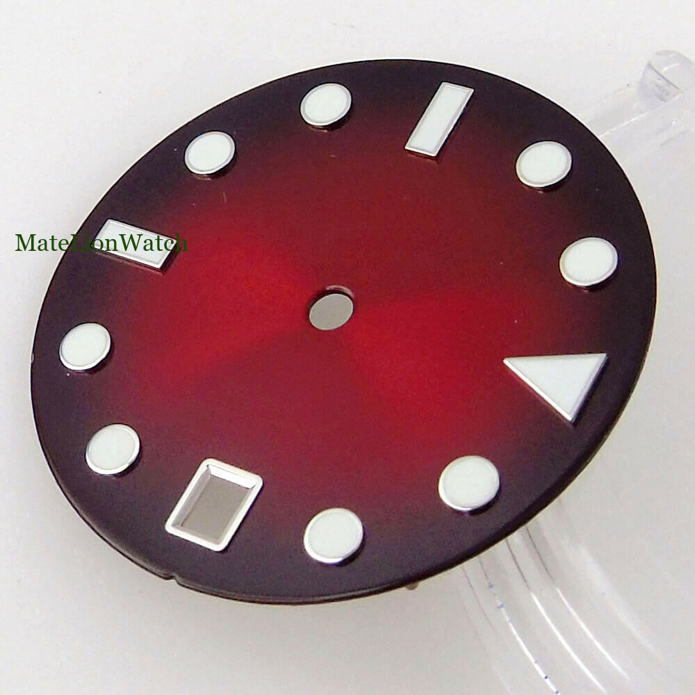 Sunburst Watch Dial Face Watch Accessories for NH35 NH36 NH38 Automatic Movement